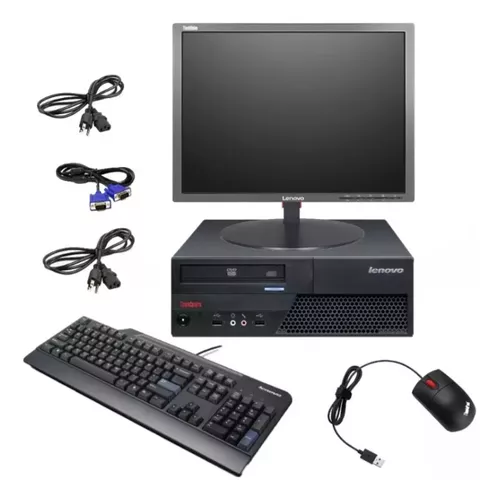 Computadora Lenovo 8gb ram, 500 gb hdd con monitor de 17" mouse y teclado